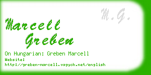 marcell greben business card